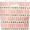Dance Happy Lines & Dots Felt Storage Bin In Rose
