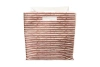 Dance Happy Lines Felt Storage Bin In Rust