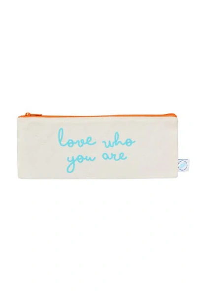 Dance Happy Love Who You Are Pencil Case In Aqua