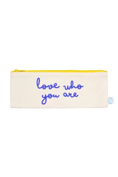 Dance Happy Love Who You Are Pencil Case In Bluebird