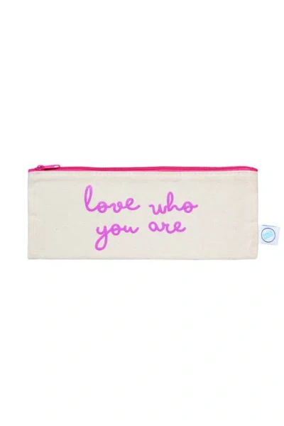 Dance Happy Love Who You Are Pencil Case In Orchid