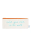 Dance Happy Make Your Mark Pencil Case In Aqua