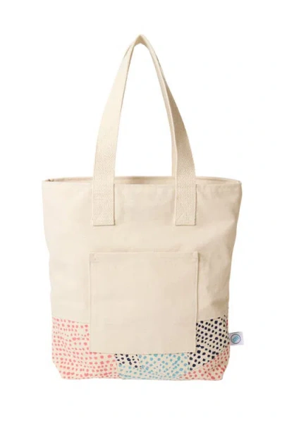 Dance Happy Patchwork Carry All Tote Bag In Multi