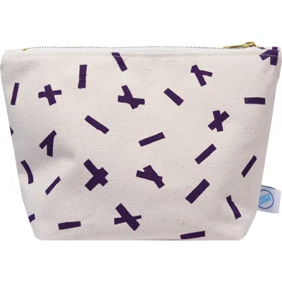 Dance Happy Sprinkles Cosmetic Bag In Italian Plum
