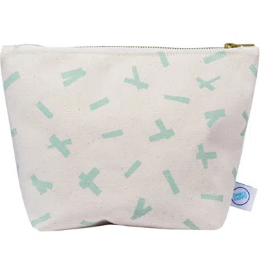 Dance Happy Sprinkles Cosmetic Bag In White