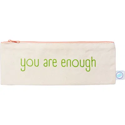 Dance Happy You Are Enough Pencil Case In Green