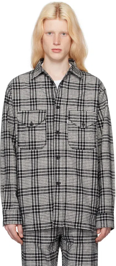 Dancer Black & White Check Shirt