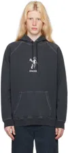 Dancer Black Og Hoodie In Black / White Stitch