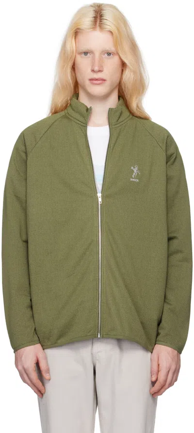 Dancer Green Zip Track Jacket