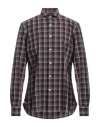 Dandylife By Barba Man Shirt Charcoal Size 16 Cotton In Grey