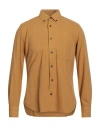 Dandylife By Barba Man Shirt Marigold Size 15 ¾ Cotton In Yellow