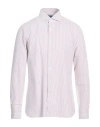 Dandylife By Barba Napoli Man Shirt Antique Rose Size 16 ½ Cotton In Pink