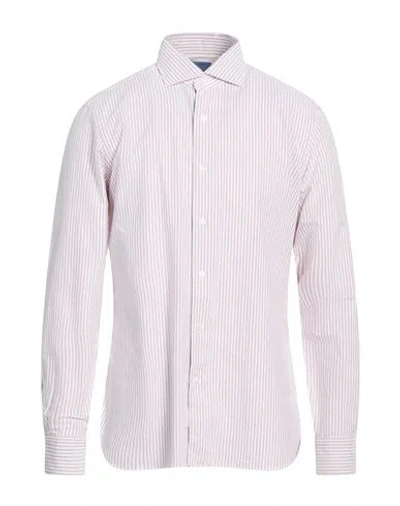 Dandylife By Barba Napoli Man Shirt Antique Rose Size 16 ½ Cotton In Pink