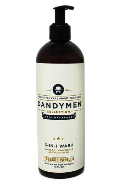 Dandymen 3-in-1 Shampoo, Conditioner & Body Wash In White