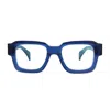 Dandy's Skinner Rough Eyeglasses In Blue