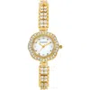 Danecraft Crystal Embellished Bracelet Watch, 28mm