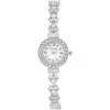 Danecraft Crystal Mother-of-pearl Quartz Bracelet Watch, 23mm In Silver