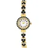 Danecraft Crystal Mother-of-pearl Quartz Bracelet Watch, 23mm In Gold
