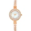 Danecraft Mother-of-pearl Quartz Bracelet Watch, 20mm In Gold