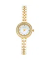 Danecraft Women's 18k Fine Gold Plated Analog Watch In Gold