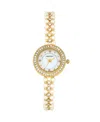 Danecraft Women's 18k Fine Gold Plated Analog Watch In Gold