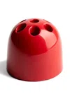 Danese Milano Dome Hole Pen Holder In Red