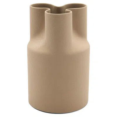 Pre-owned Danese Milano Enzo Mari For Danese Trifoglio Vase, Italy 1977 In Brown