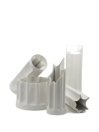 Danese Milano Matt Column Vase In White