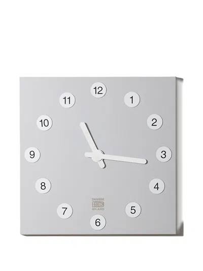 Danese Milano Oramai Square Clock In Gray