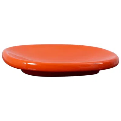 Pre-owned Danese Milano Tremiti Bowl By Angelo Mangiarotti For Danese, Italy, 1960s In Orange