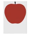 Danese Milano Uno La Mela Small Red Apple Poster (50cm X70cm) In Red