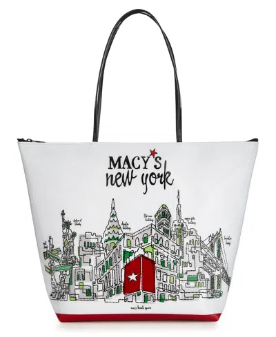 Dani Accessories Macy's New York Skyline Zip Tote, Created For Macy's In No Color