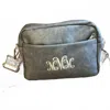 Dani & Em Women's Sierra Leopard Strap Crossbody Bag In Gray In Gray