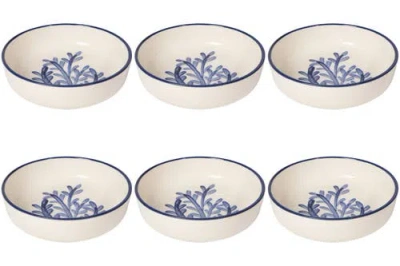 Danica Brands Floren Hand-painted Turkish Bowl In Blue