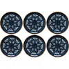 Danica Brands Nightbloom Appetizer Plate In Blue