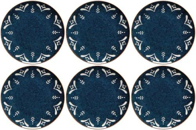 Danica Brands Nightbloom Dinner Plate In Blue