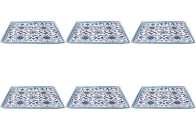 Danica Brands Porto Stamped Plate In Blue