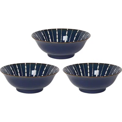 Danica Brands Pulse Stamped Bowl In Blue