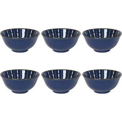 Danica Brands Pulse Stamped Bowl In Blue
