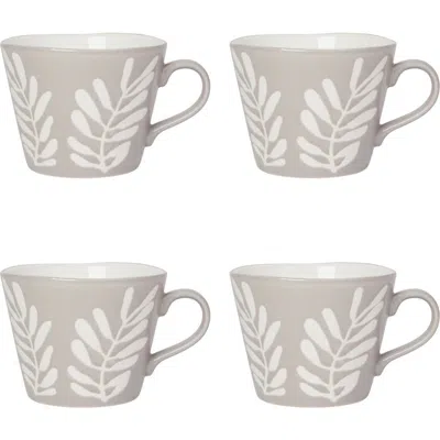 Danica Brands Set Of 4 Mug In Green