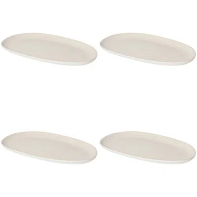 Danica Brands Set Of 4 Oval Platter 10.5 Inch