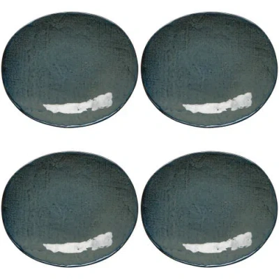 Danica Brands Set Of 4 Riviera Serving Plate In Blue