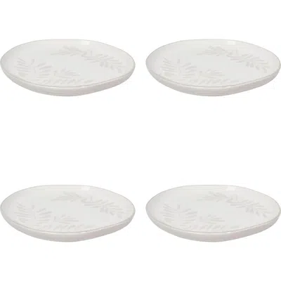 Danica Brands Set Of 4 Side Plate 8.25" In White