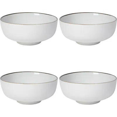 Danica Brands Set Of 4 Tundra Salad Bowl In White