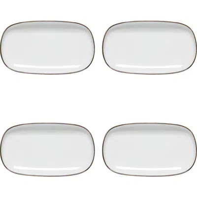 Danica Brands Set Of 4 Tundra Serving Platter In White