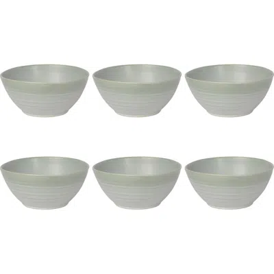 Danica Brands Set Of 6 Aquarius Sage Bowl