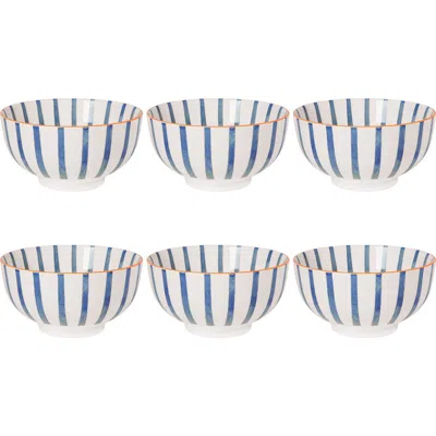 Danica Brands Set Of 6 Bowl Stamped Citrus Burst