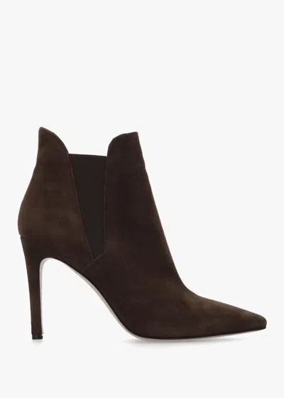 Daniel Adril Brown Suede Ankle Boots