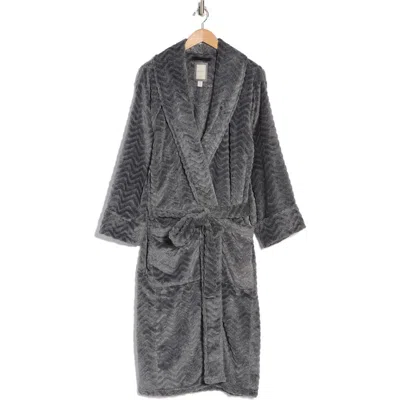 DANIEL BUCHLER DANIEL BUCHLER CHEVRON HEATHER PLUSH ROBE