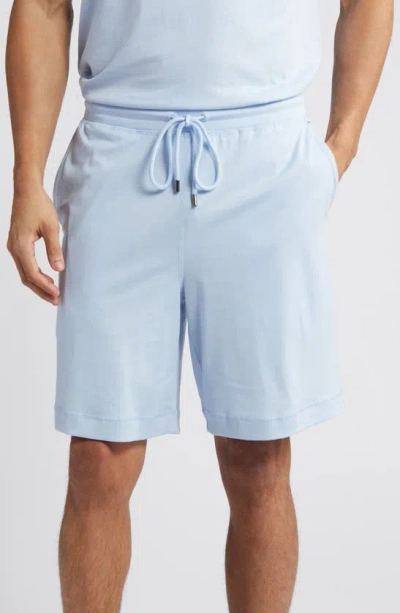 Daniel Buchler Cotton & Lyocell Pajama Shorts In Sky